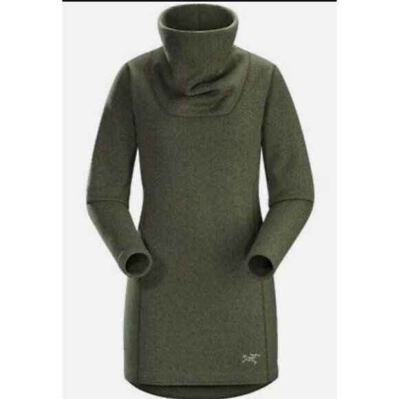 Arc'teryx Sweaters - Arc'teryx High Neck Sweater Womens Medium Desira Tunic Pullover Green Outdoor